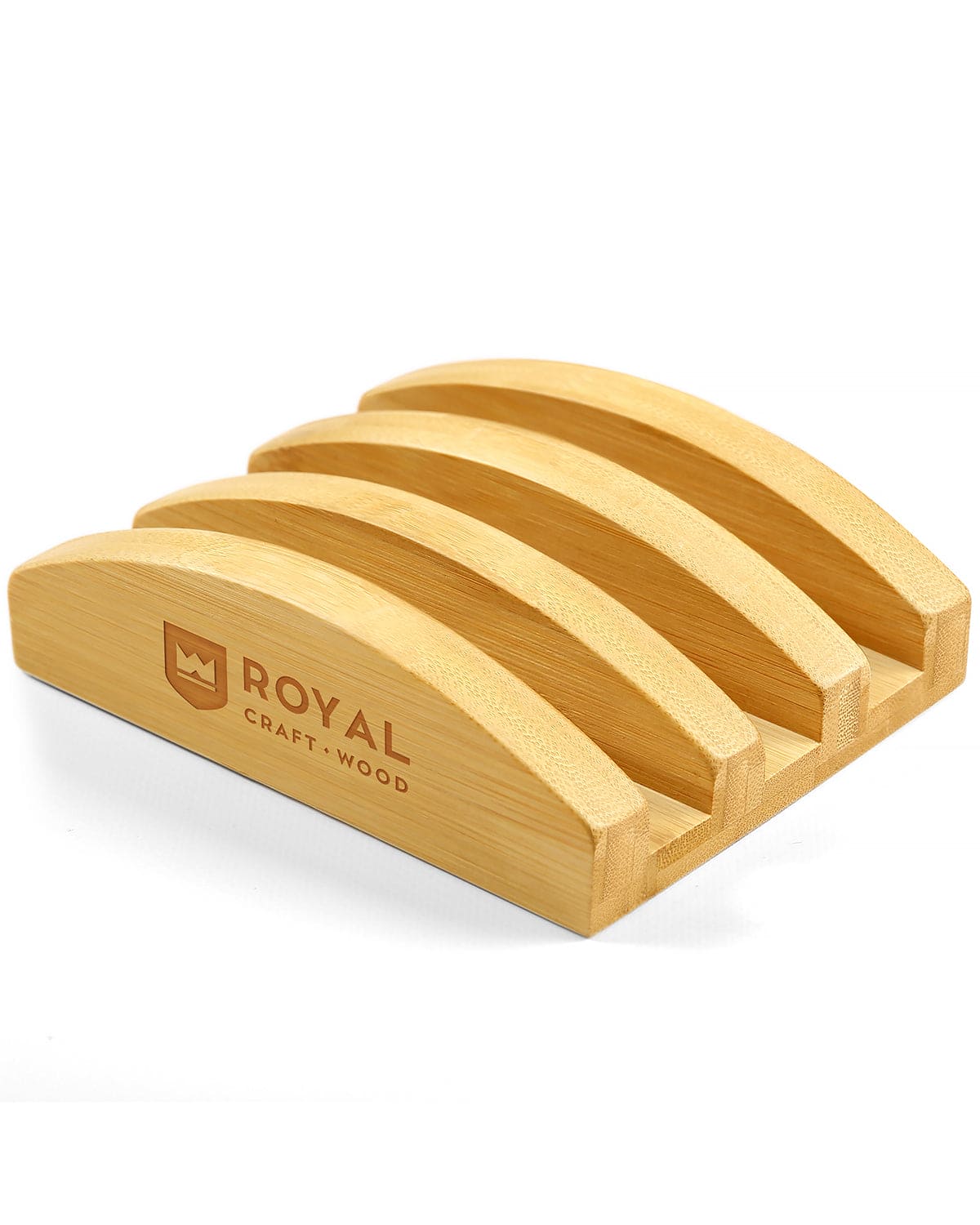 Bamboo Cutting Board Stand — 3 Slots