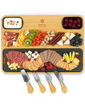 Bamboo & Slate Cheese Board Set