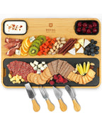 Bamboo & Slate Cheese Board Set