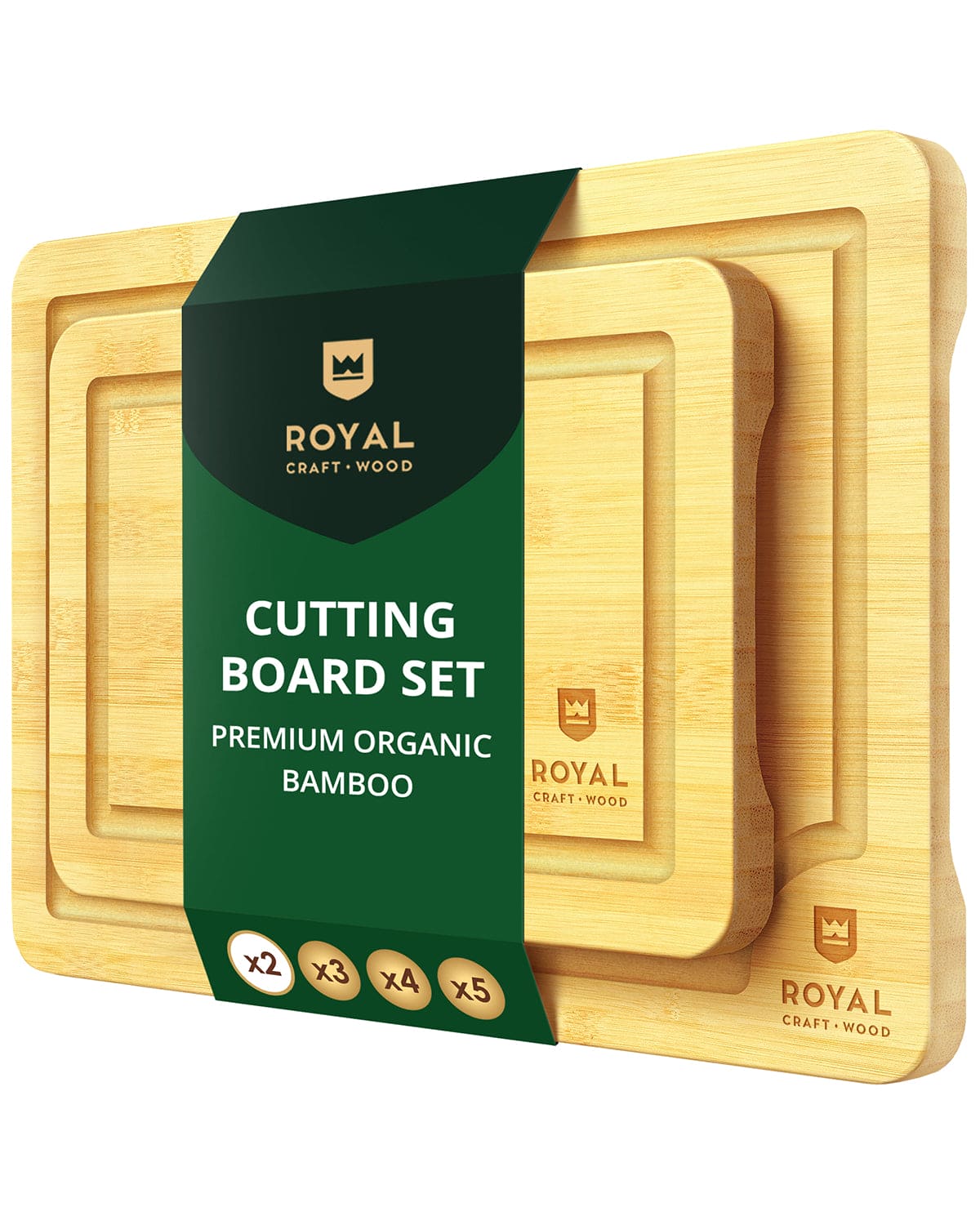 Everyday Bamboo Cutting Boards — Set of 2