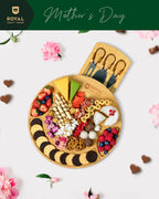 Round Bamboo Cheese Board & Tools