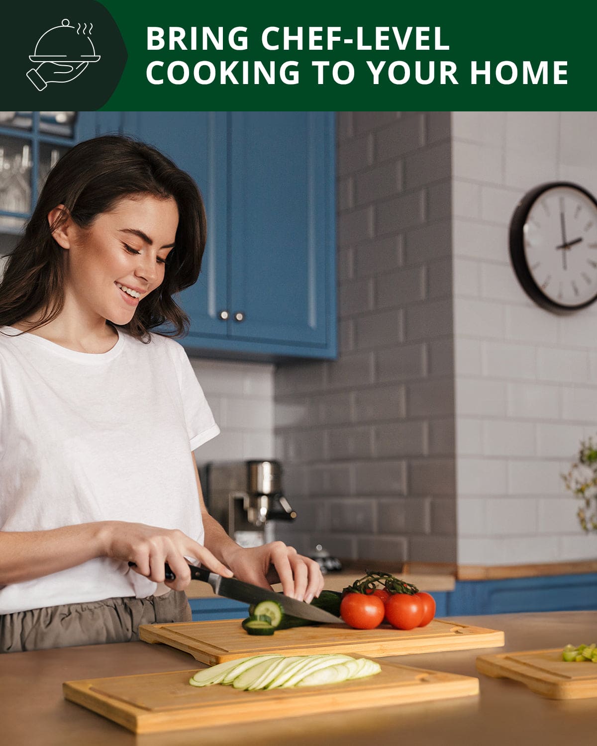 Everyday Bamboo Cutting Boards — Set of 3