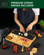Bamboo & Slate Cheese Board Set