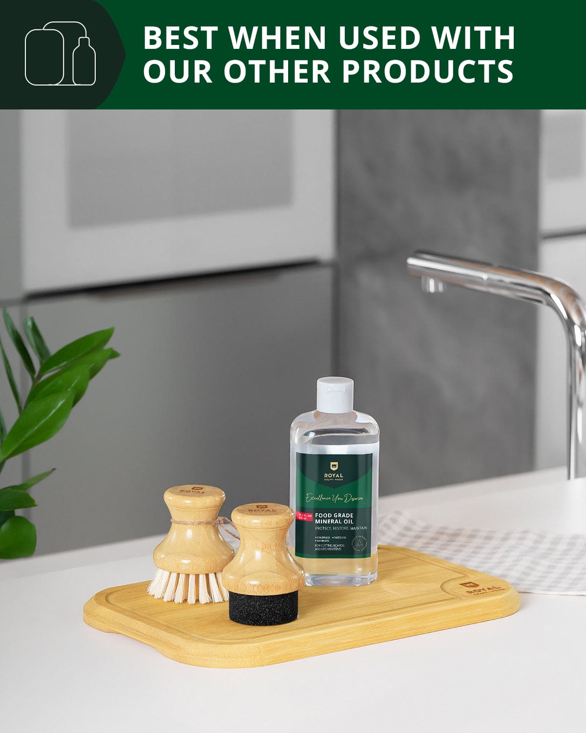 Bamboo Board Oil & Wax Applicator