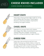 Round Bamboo Cheese Board & Tools