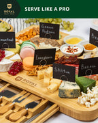 Bamboo Hosting Board Set with Side Trays