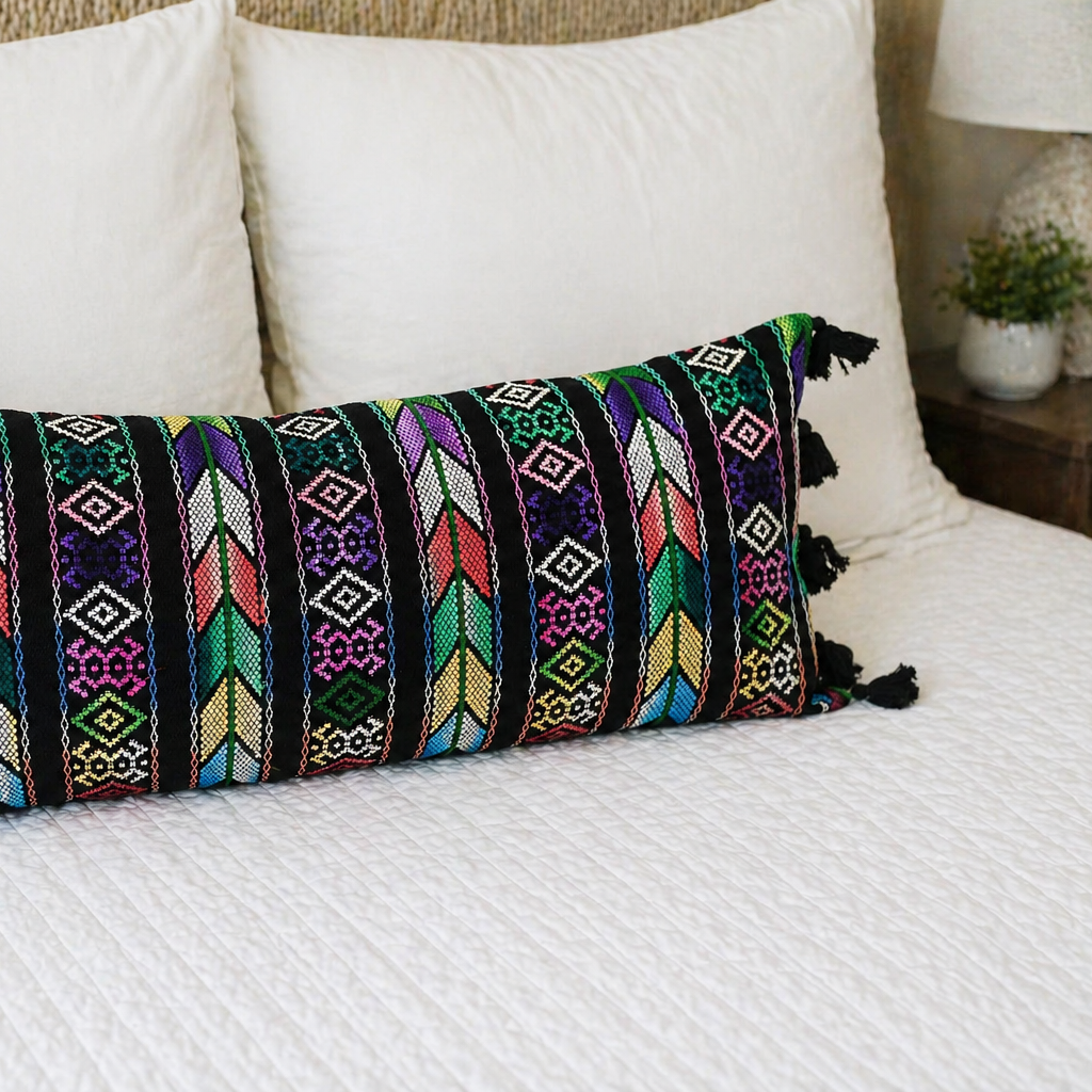 Oversized Guatemalan Lumbar Pillow