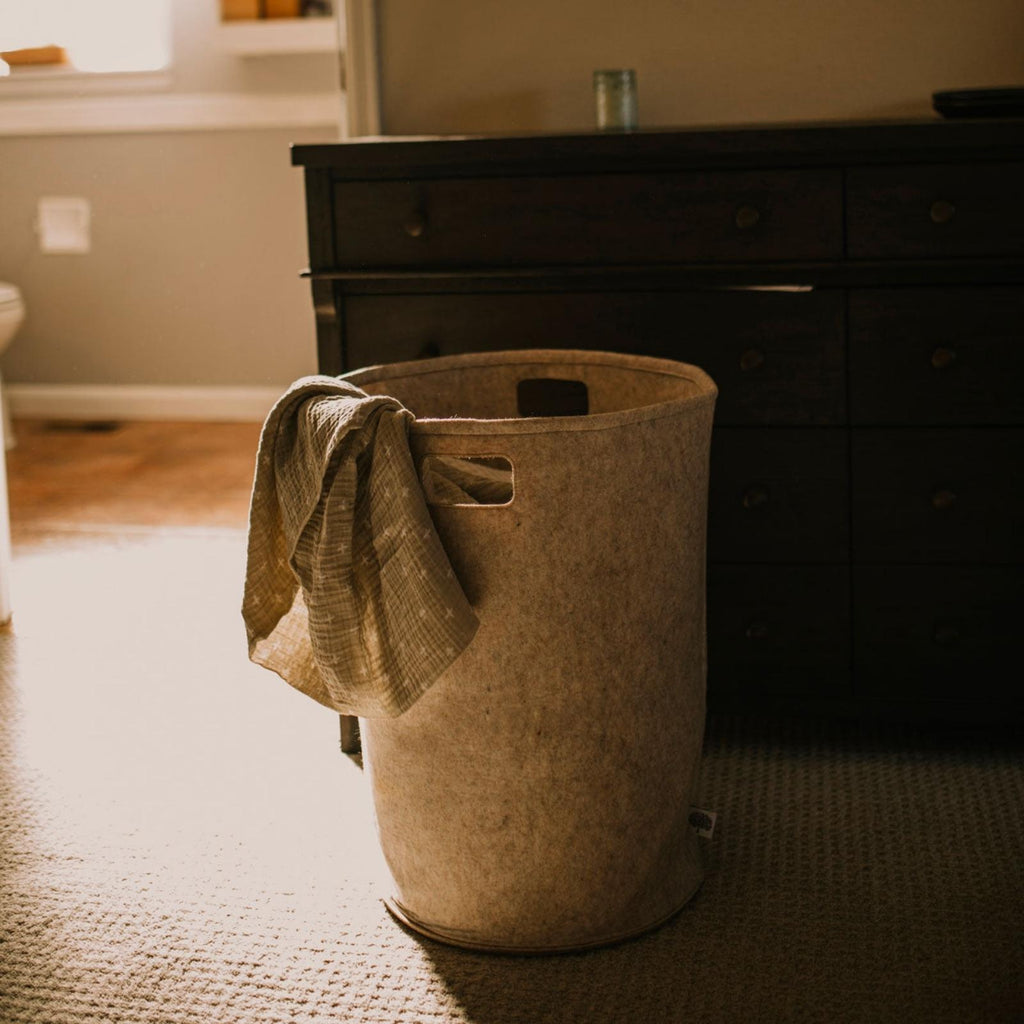 Collapsible Felt Laundry Hamper