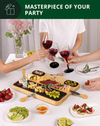Bamboo & Slate Cheese Board Set