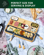 Bamboo & Slate Cheese Board Set