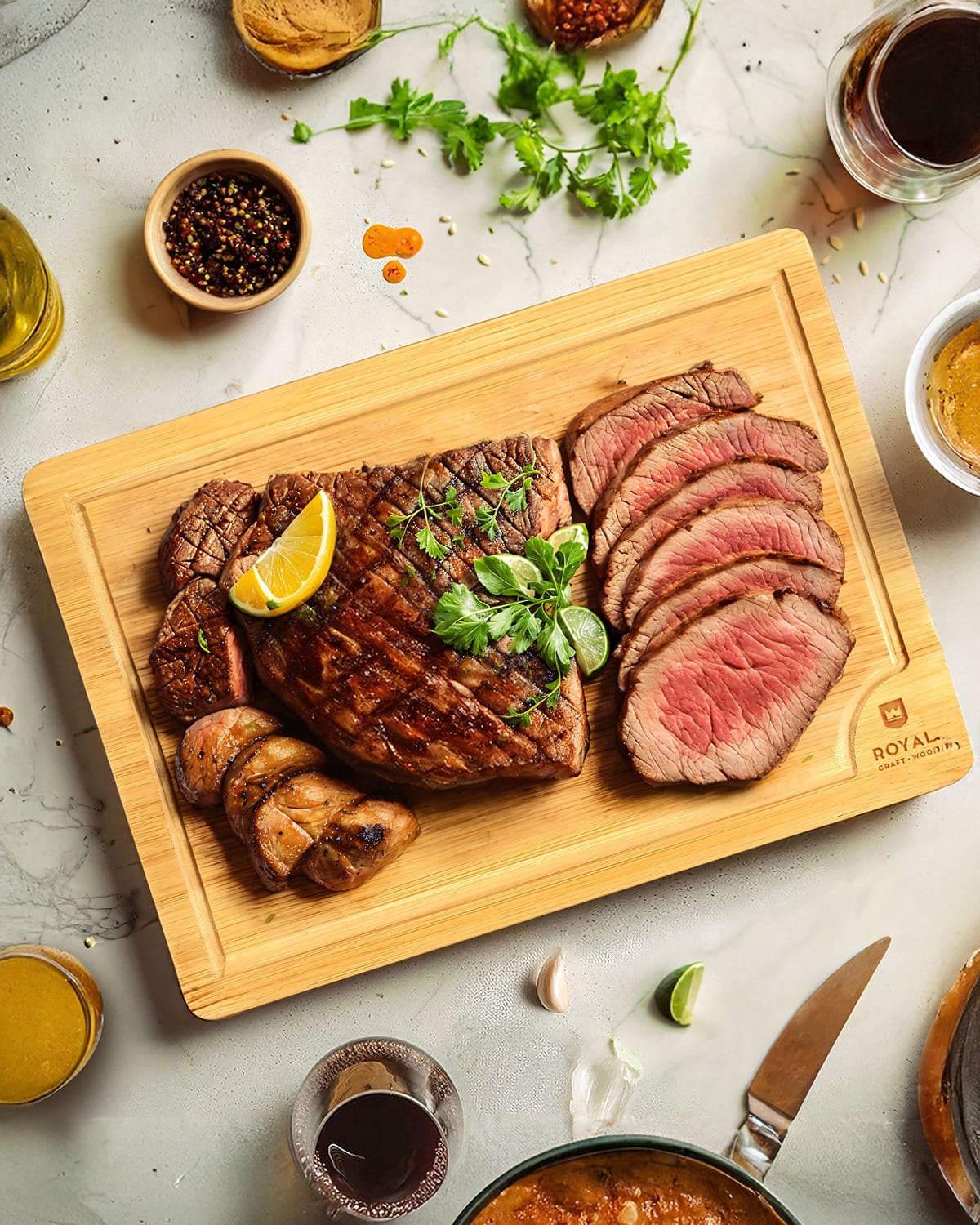 Everyday Bamboo Cutting Board — 18 × 12 in