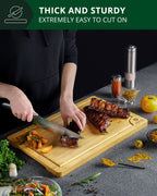 Everyday Bamboo Cutting Board — 18 × 12 in
