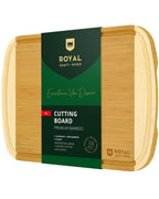 Two-Tone Bamboo Cutting Board — 18 × 12 in