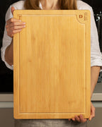 Generous Bamboo Prep Board — 20 × 14 in