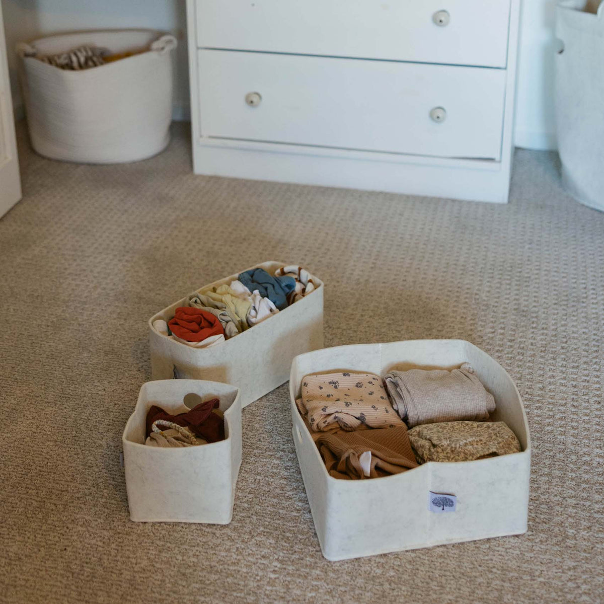 Felt Drawer Organizers — Set of 3