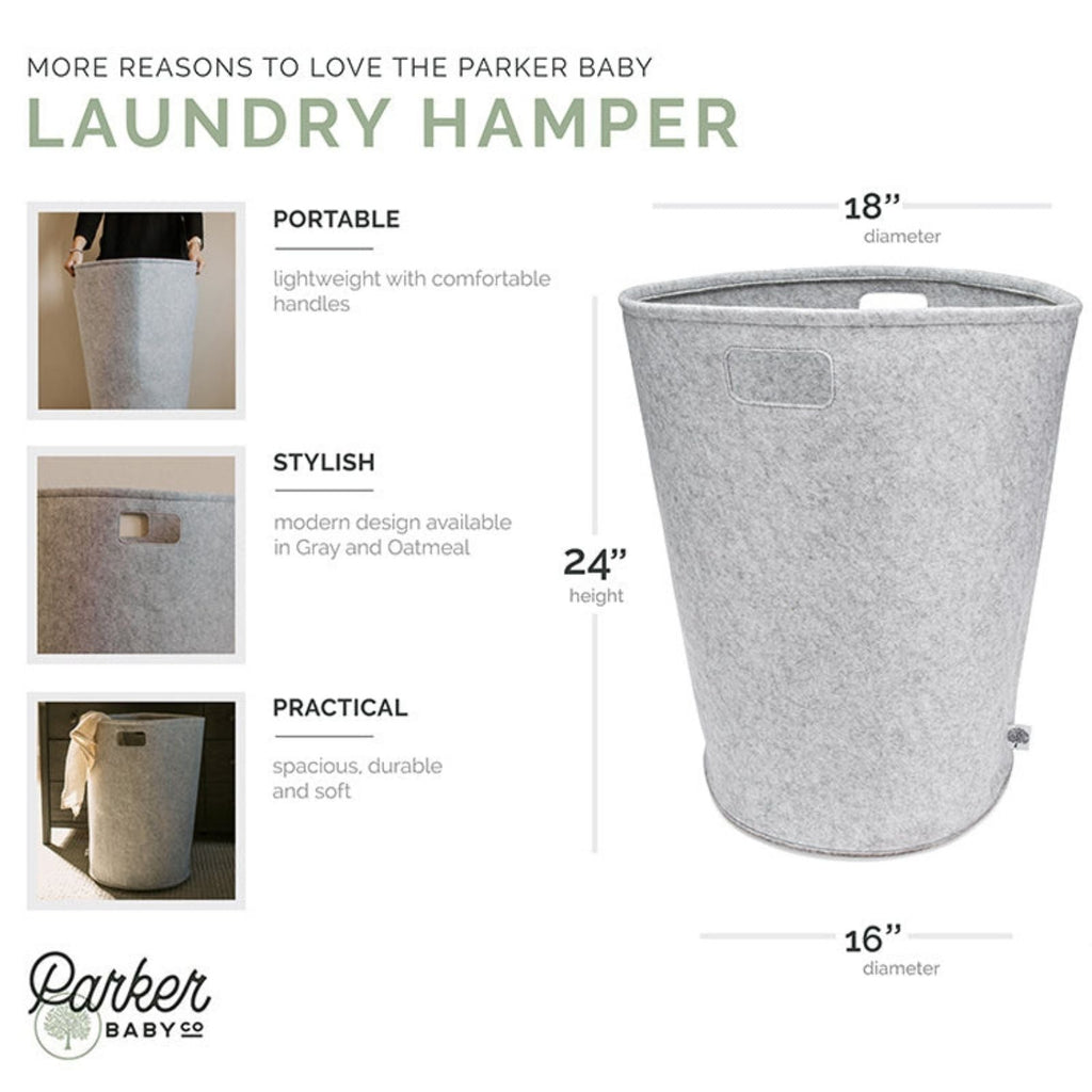 Collapsible Felt Laundry Hamper