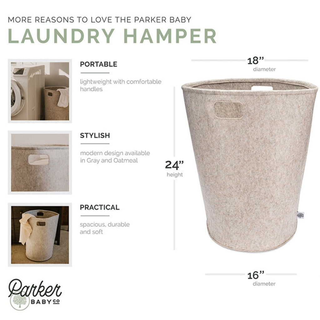Collapsible Felt Laundry Hamper