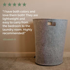 Collapsible Felt Laundry Hamper