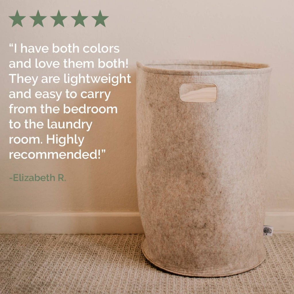 Collapsible Felt Laundry Hamper